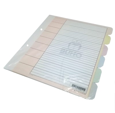 SEPARADOR CARTA 6 POS B