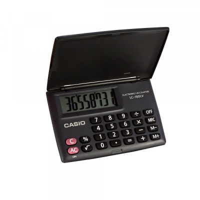 CALCULADORA BOLSILLO 8DIG LC 160LV C/TAPA