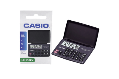 CALCULADORA BOLSILLO 8DIG LC 160LV C/TAPA