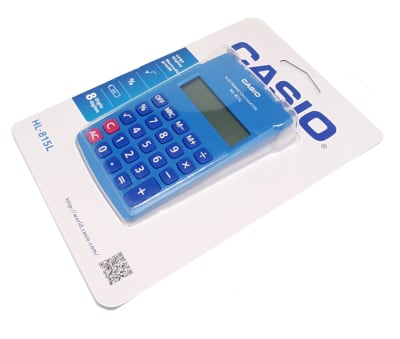 CALCULADORA 8DIG HL-815L NEGRO CASIO