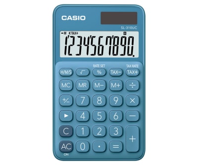CALCULADORA SL-310UC-BU AZUL CASIO