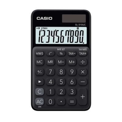 CALCULADORA SL-310UC-BK NEGRO CASIO