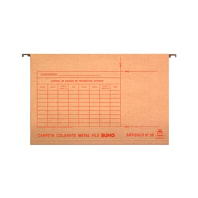 CARPETA COLGANTE BARRA METALICA