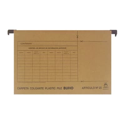 CARPETA COLGANTE  BARRA PLASTICA