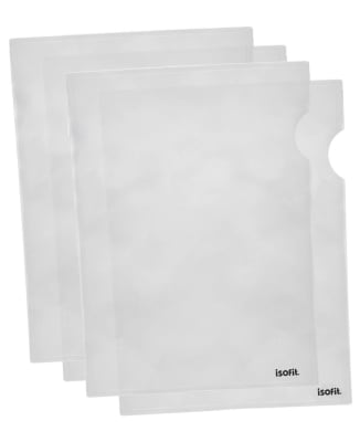 CARP PLASTICA EN L A4 TRANSP