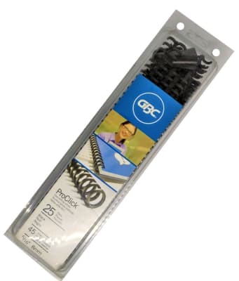 ANILLO PROCLICK 8MM NEGR 25 UN