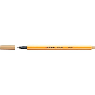 ROTULADOR POINT 88/89 CAFE CLARO 0.4mm STABILO
