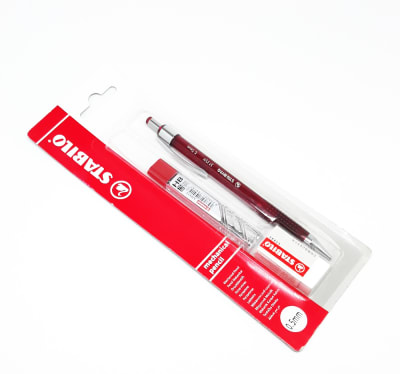 PORTAMINA + MINA0.5 + GOMA STABILO