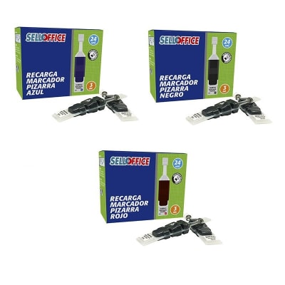 RECARGA PLUMON PIZARRA 3ml SELLOFFICE