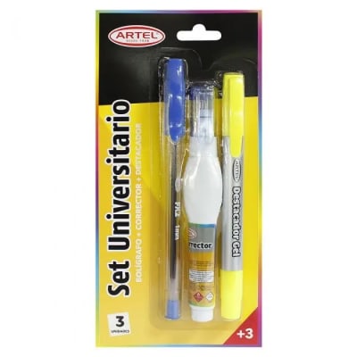 CORRECTOR -DESTACADOR - BOLIGRAFO