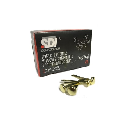 BROCHES MARIPOSA DOR 25 mm 100 UN