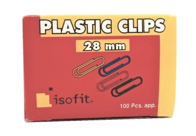 CLIPS 28mm 100 UN COLORES ISOFIT