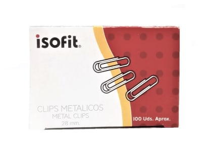 CLIPS METAL 28 mm 100 UN ISOFIT