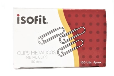CLIPS METAL 50MM 100 UN ISOFIT