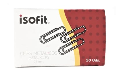 CLIPS METAL 78 MM 50 UN ISOFIT