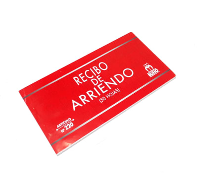 RECIBO DE ARRIENDO