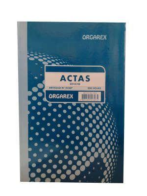 LIBRO DE ACTA 200 HJS ORGAREX