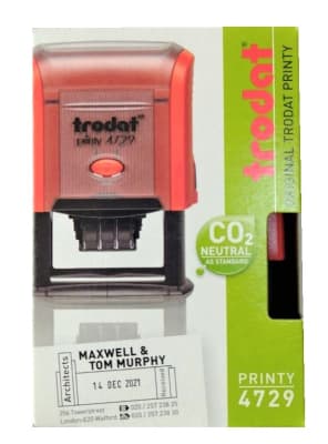 TIMBRE FECHADOR 4729 50x30mm TRODAT