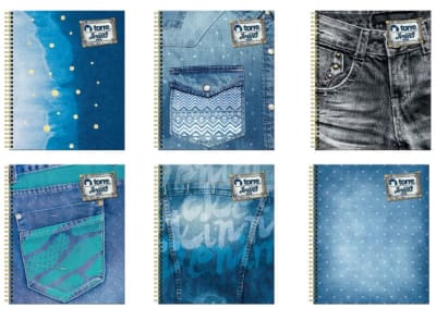 CUADERNO 3 MATERIAS 7mm JEANS