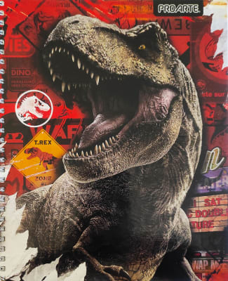 CUADERNO UNIVERSITARIO JURASSIC 7mm 100H