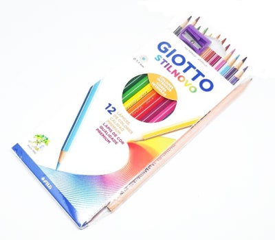 LAPICES COLORES HEXAG 12UN + SACAP GIOTTO