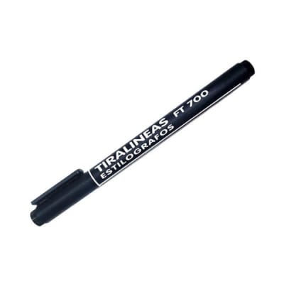 MARCADOR TIRALINEAS FT700 0,3 NEGRO PROARTE
