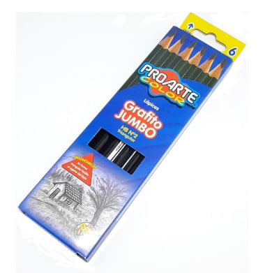 LAPICES GRAFITO TRIANGULAR JUMBO N2 6 UN PROARTE