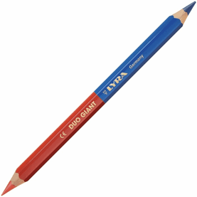 LAPIZ BICOLOR GRUESO 1UN L