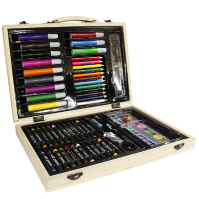 MALETA 67 PIEZAS CAJA MADERA