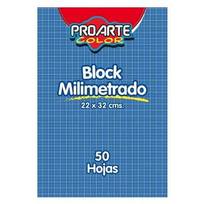 PAPEL MILIMETRADO BLOCK 50 HJS PROARTE