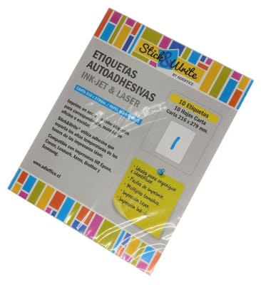 PAPEL ADHESIVO 10 UN ADIOFFICE