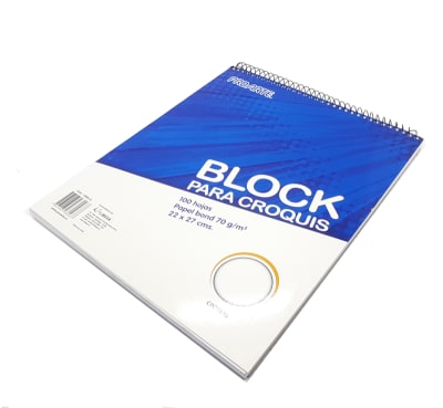 BLOCK CROQUIS 22 X 27 cm 100 HJS PROARTE