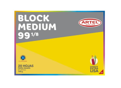 BLOCK MEDIO 99 1/8 20HJS ARTEL