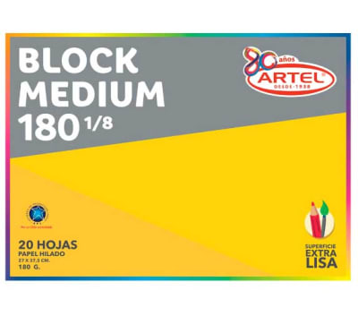 BLOCK MEDIO N180 1/8 20HJS ARTEL