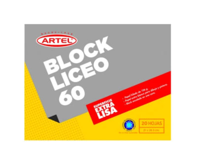 BLOCK LICEO 20 HJS.26,5x21cm ARTEL
