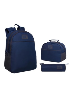 TRI PACK MOCHILA-ESTUCHE-LONCHERA