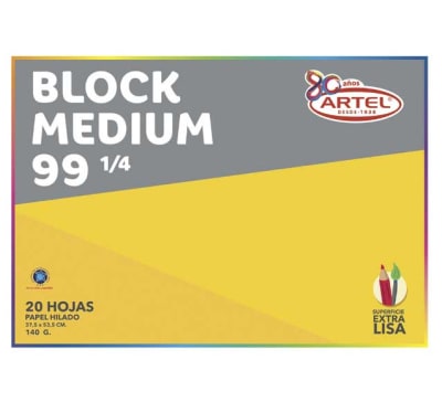BLOCK MEDIO N99 1/4 20 HJS ARTEL