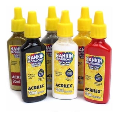 TINTA CHINA 20ml AZUL TURQUESA ACRILEX