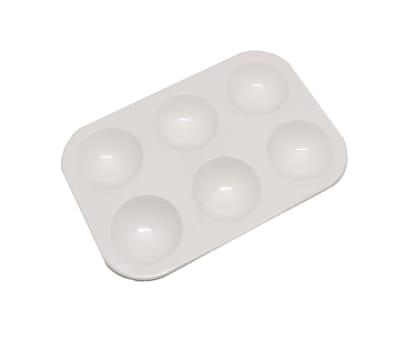 POCILLOS P/TEMPERA 6 CAVIDADES