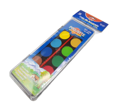 ESTUCHE ACUARELA 12 COLORES PROARTE