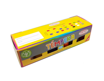 TEMPERA 12 UNIDADES 15 ml