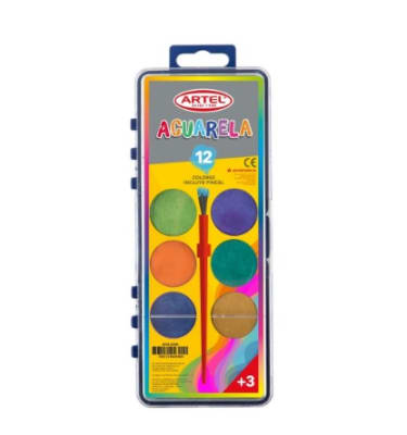 ESTUCHE ACUARELA 12 COLORES