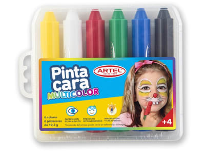 PINTA CARA INFANTIL 6 COL ARTEL