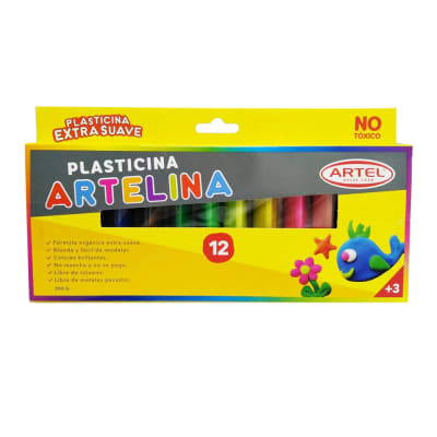 PLASTICINA ARTELINA 12 COL TRIANG