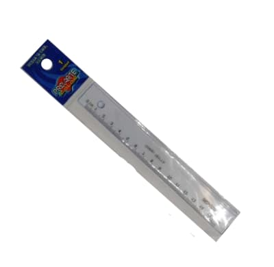 REGLA BISELADA 16cm HUMO PROARTE