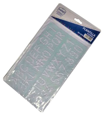 PLANTILLA LETRAS Y NÚMEROS 25mm