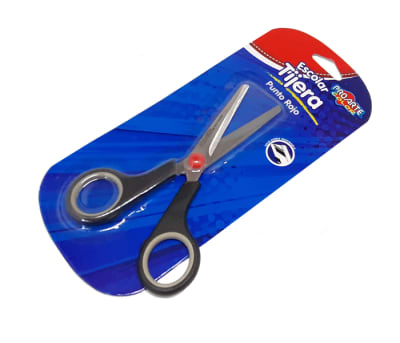 TIJERA ESCOLAR PUNTO ROJO 14CM PROARTE