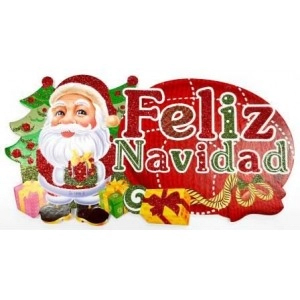 CARTEL FELIZ NAVIDAD VIEJO PASCUERO