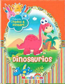 LIBROS COLOREAR DINOSAURIOS MUNDICROM