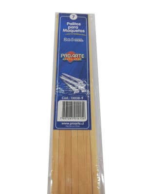PALOS DE MAQUETA 2X6 mm 7UN PROARTE